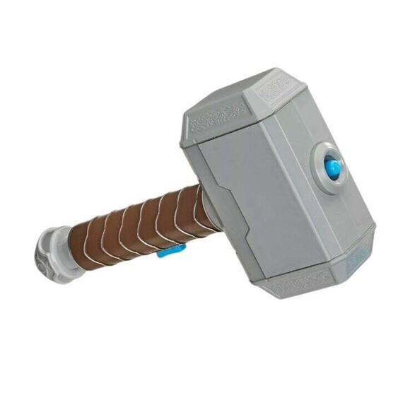 NERF Thor Hammer Strike Power, Marvel Avengers 13" Hammer Hasbro Costume Costume - Picture 1 of 6